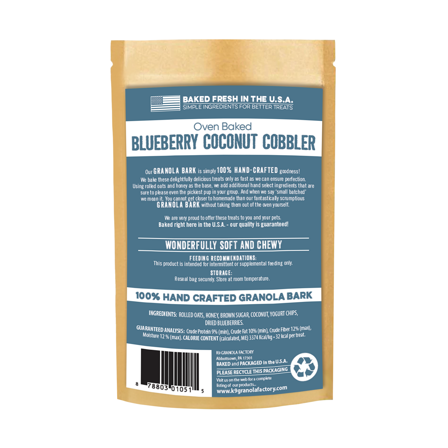 Granola BARK Blueberry Coconut Cobbler 10oz
