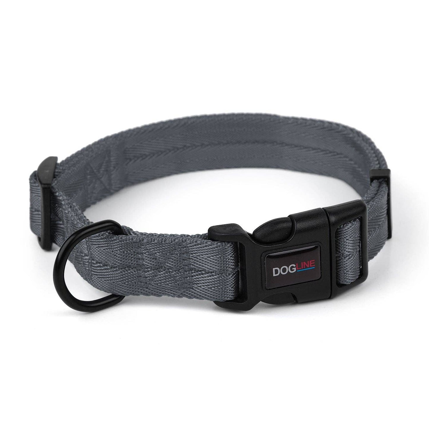 Nylon Flat Collar: Cyan / 13-20" / 3/4"