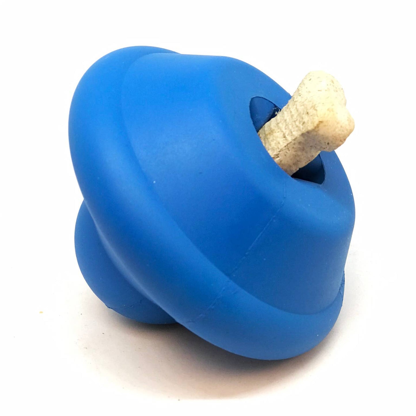 Spotnik Flying Saucer -Chew Toy-Treat Dispenser-Blue: Medium