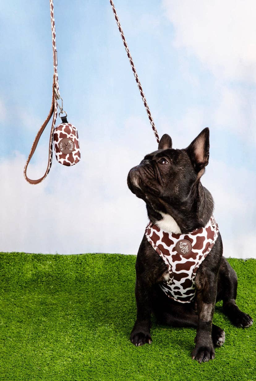 Chocolate Cow Adjustable Harness: Large