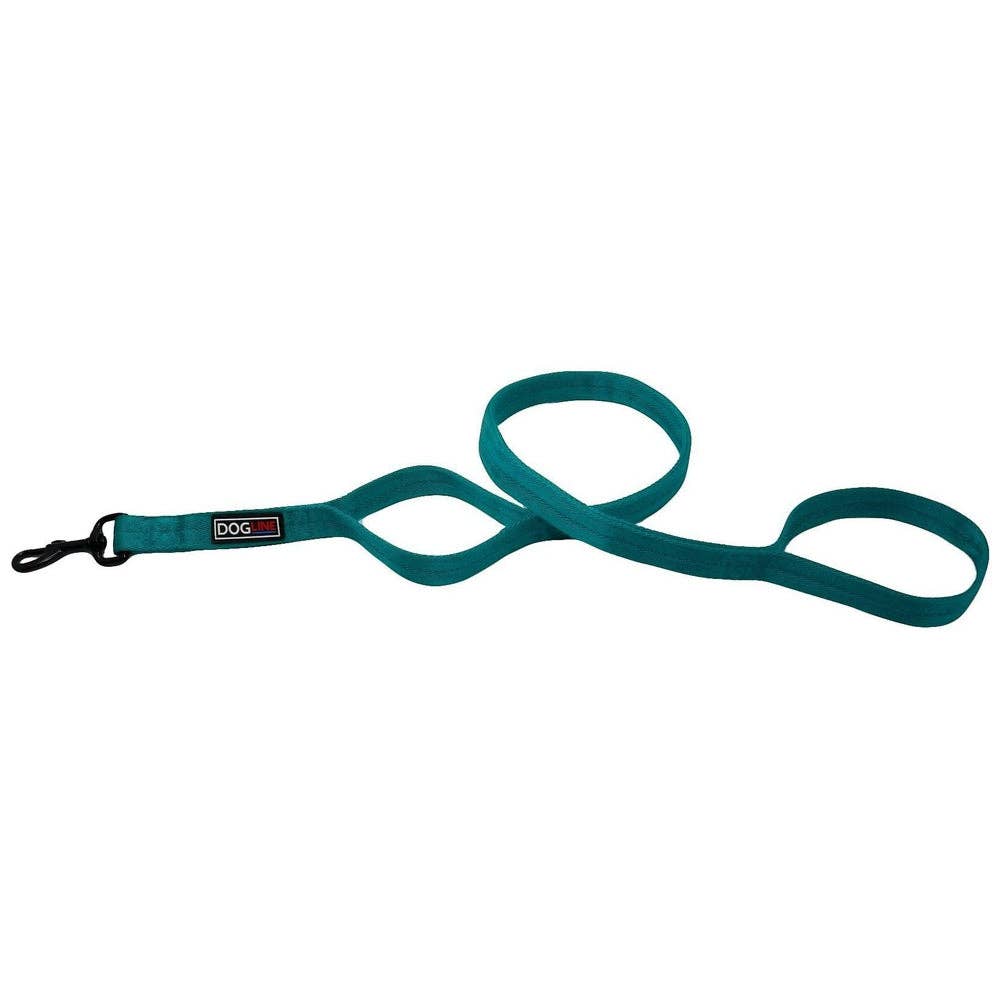 Nylon Multi-Handle Flat Leash: Purple / 3 Handle / 6'