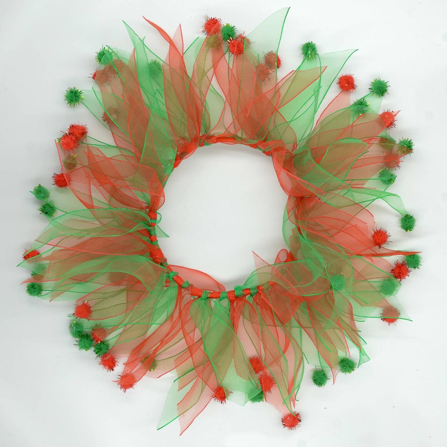 Multipet Holiday Pom Pom Collar Medium