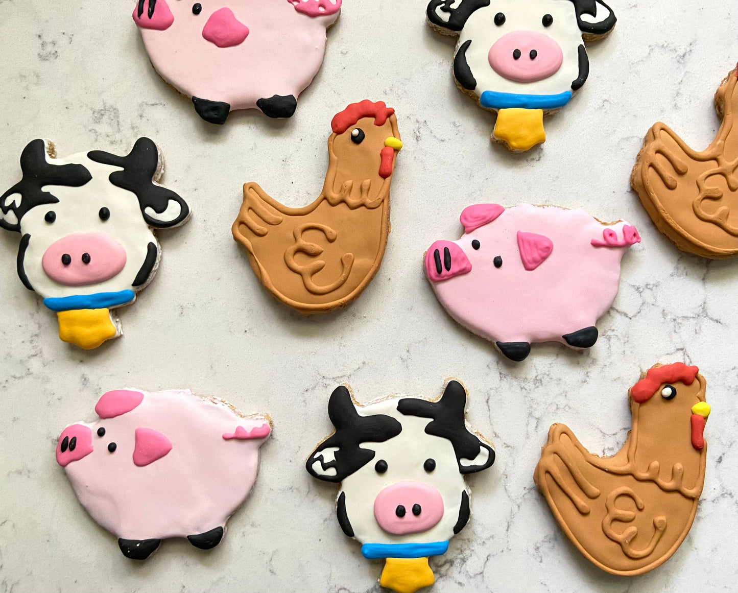 Farm Friend Cookies: Pig