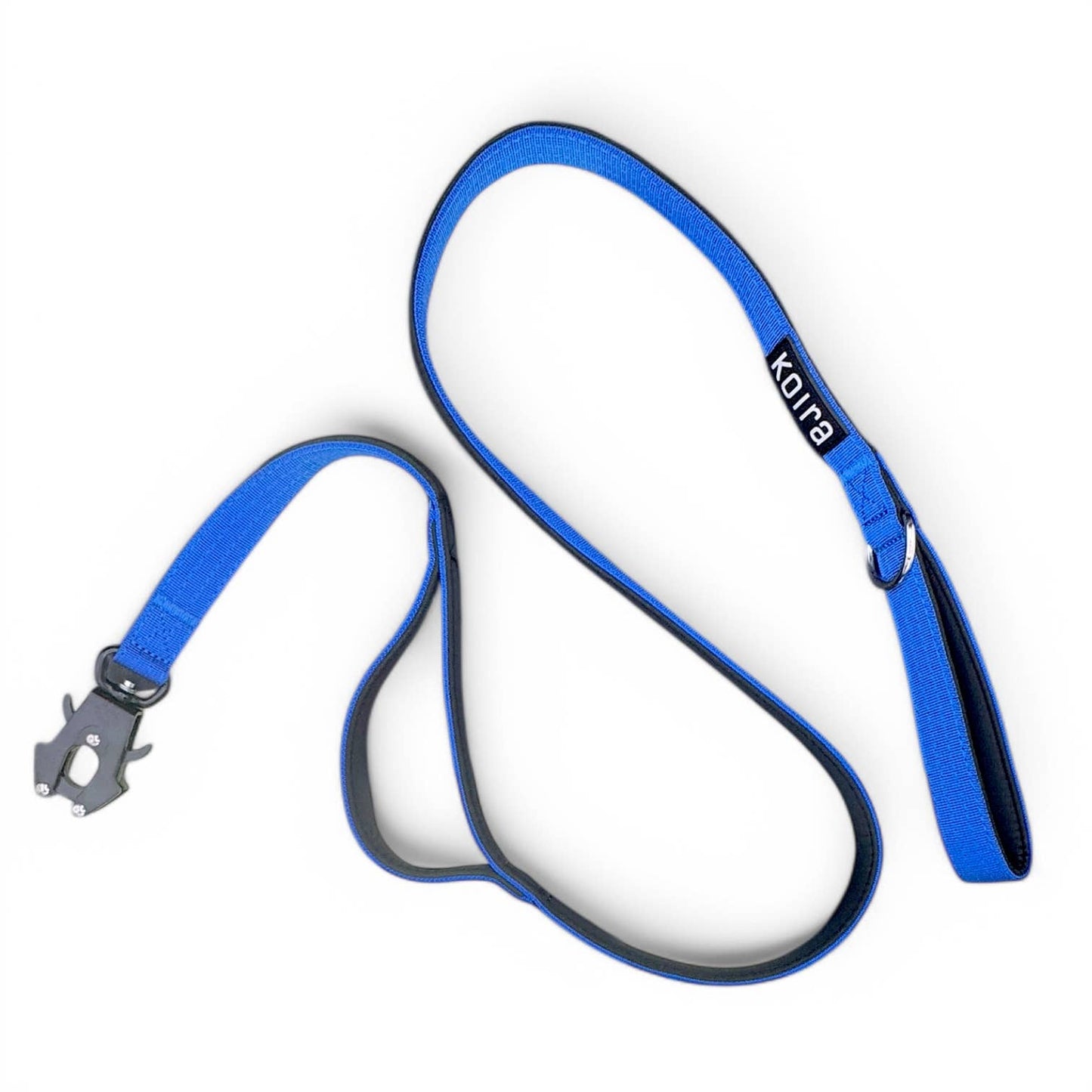 Blue Dual-Handle 5 ft Dog Leash