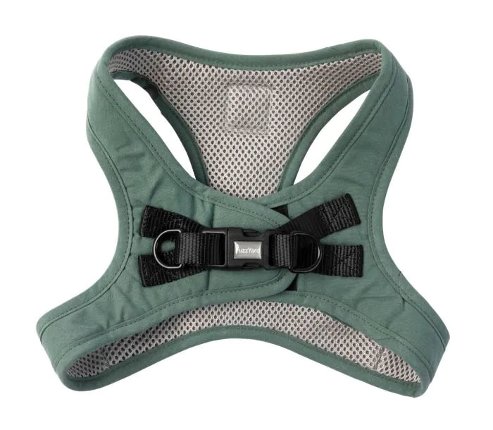 FuzzYard Life Step In Harness-Myrtle Green M