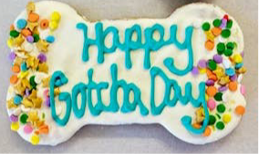 Happy Birthday Fido!: Gotcha Day Bone 4.75" Packaged