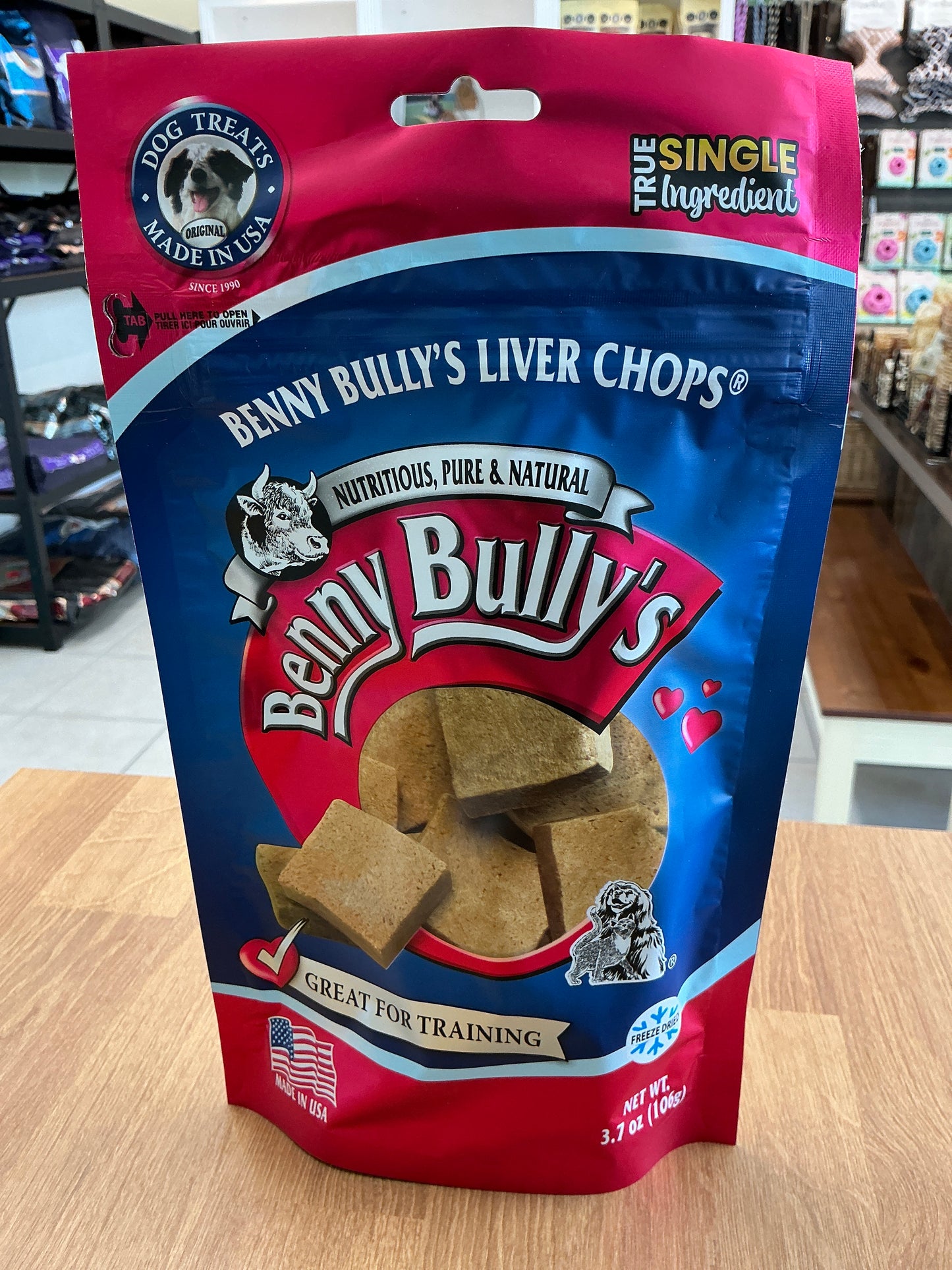 Benny Bully’s beef liver chops 3.7oz