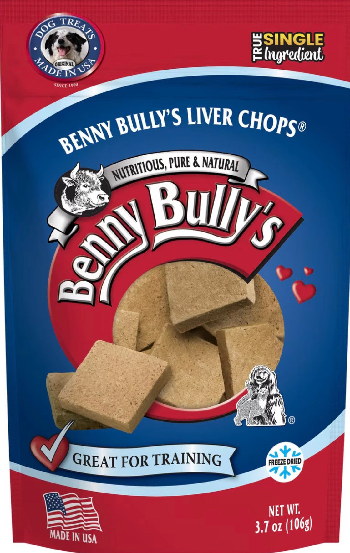 Benny Bully’s Beef Liver Chops 3.7oz