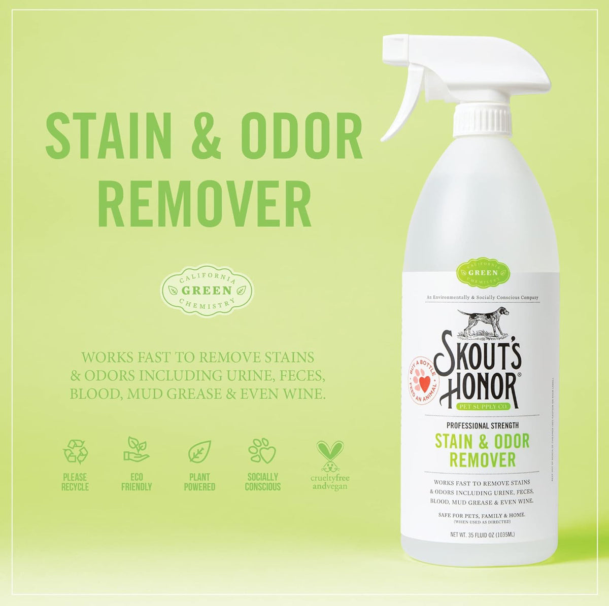 Pet Stain & Odor Remover 35oz | Skout’s Honor
