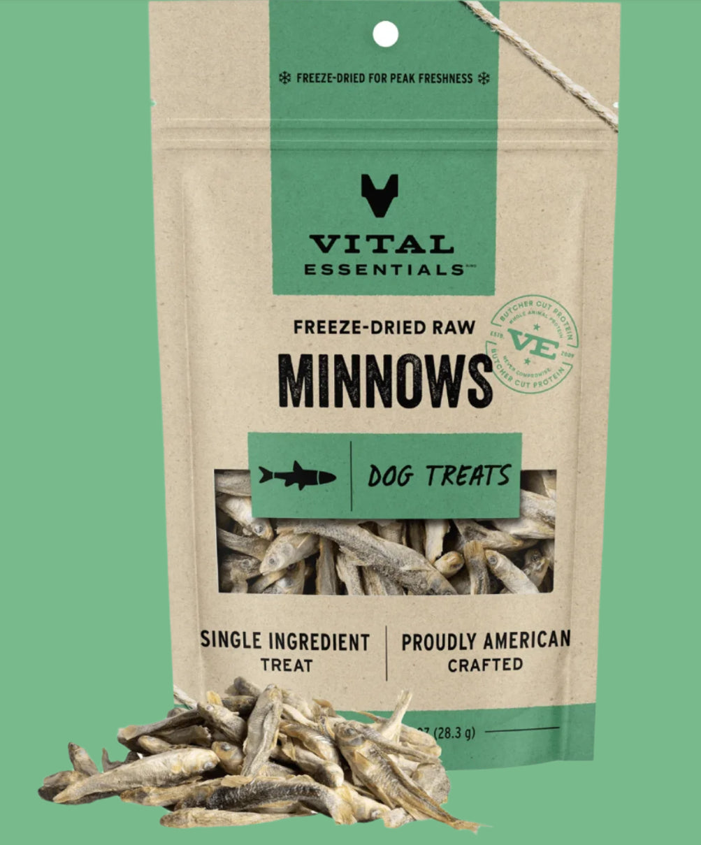 Vital Essentials freeze dried minnows 1.0oz