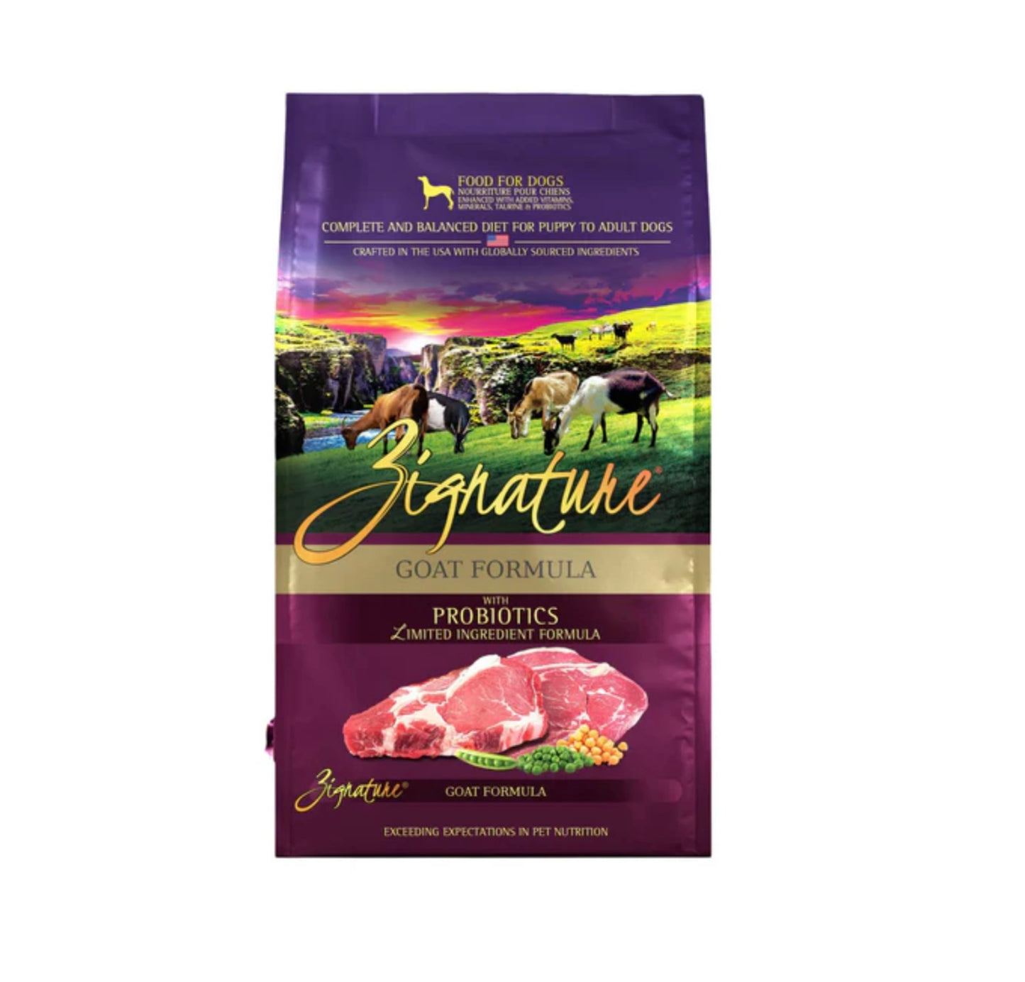 Zignature Goat Limited Ingredient Formula Dry Dog Food, 25-lb bag