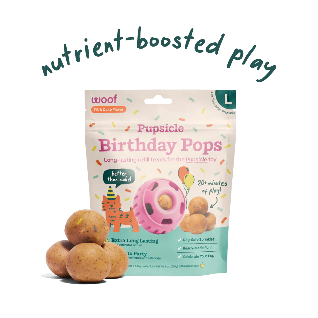 WOOF DOG BIRTHDAY POPS