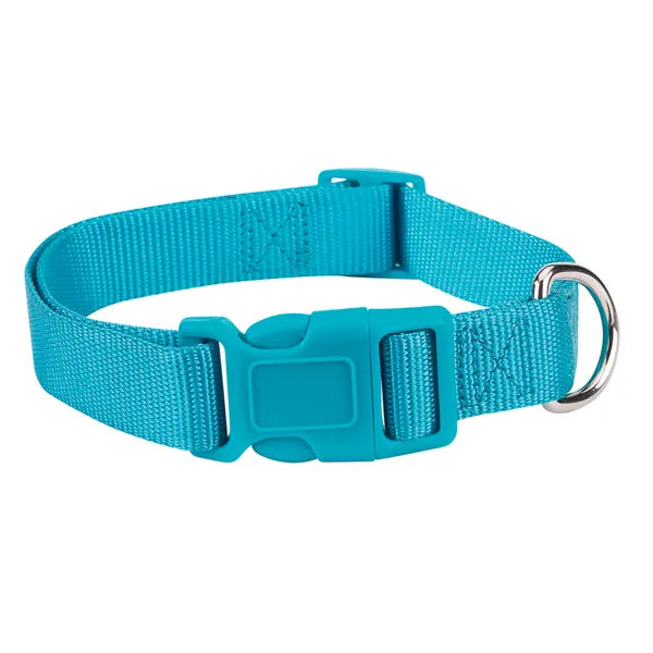 CASUAL CANINE NYLON COLLAR- BLUE 10”-16”