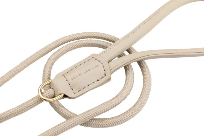 FuzzYard Life Atelier Rope Lead- Sandstone Lrg