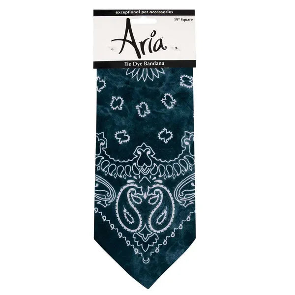 Aria Tie Dye Bandana - Dark Blue