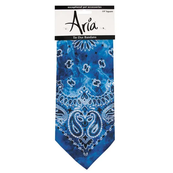 Aria Tie Dye Bandana- Blue