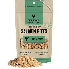 Vital Essentials Freeze Dried Salmon Bites 2.5oz