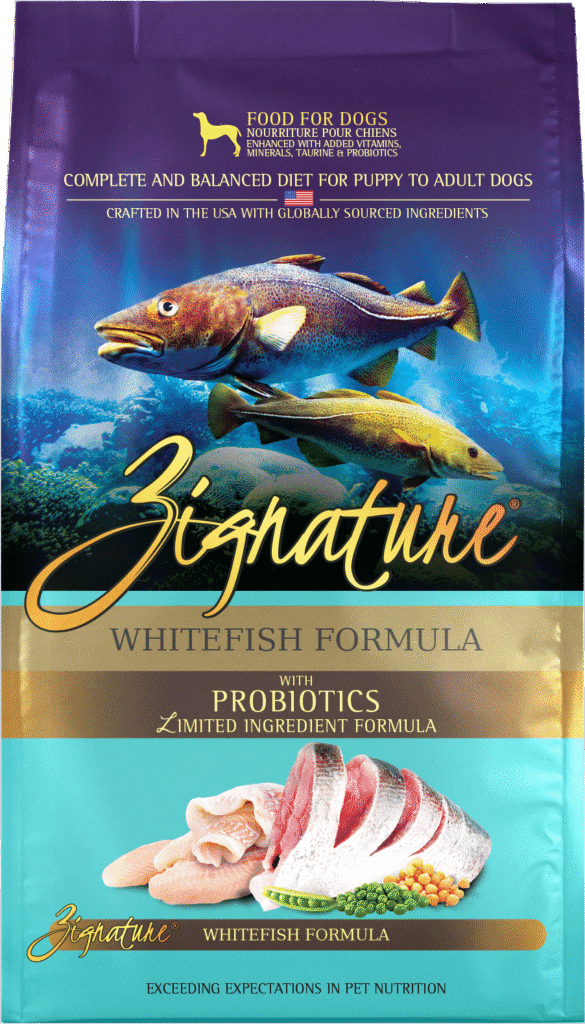 Zignature Whitefish Formula Dry Dog Food, 25lb