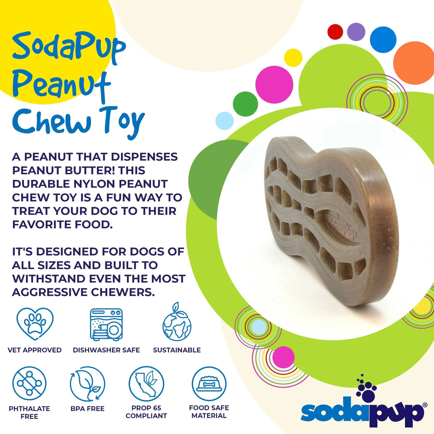 Peanut Chew and Enrichment Toy | Sodapup