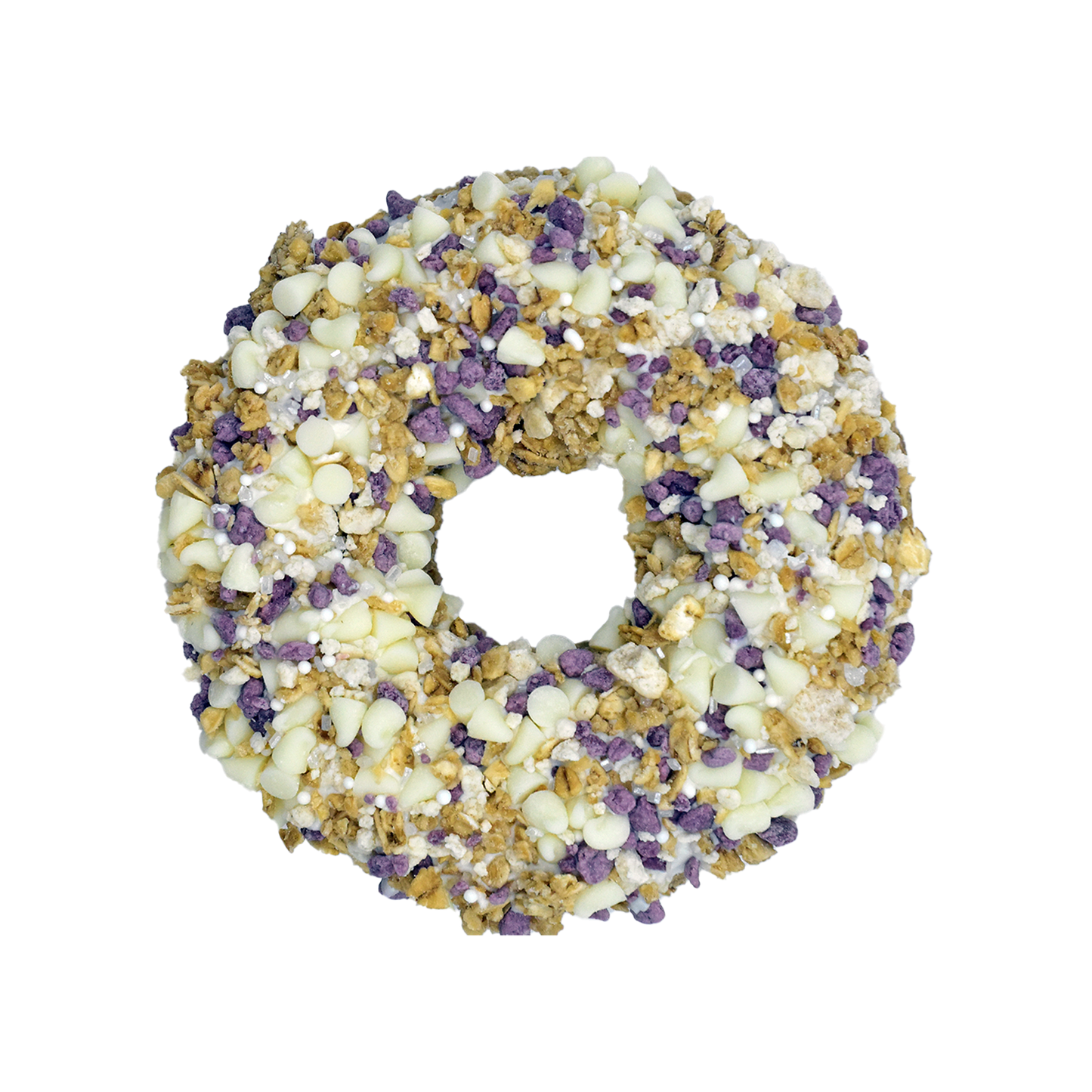 Gourmet Donut, Crunchy Cobbler Blueberry Yogurt Gourmet Donut Dog Treat