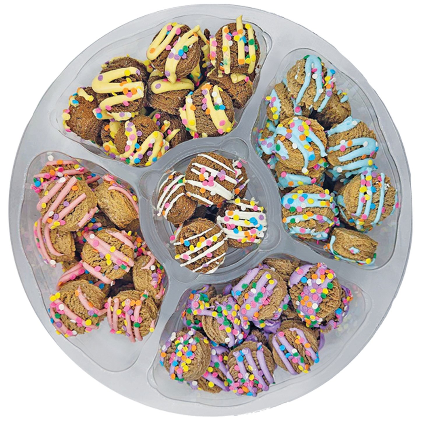 Cookie Tray, Pastel Shortbread Cookie Puppy Platter for Dogs