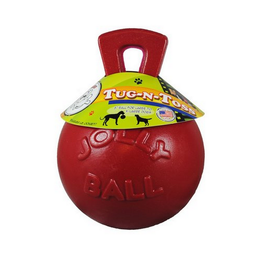 Jolly Pet Tug-n-Toss 6" Red