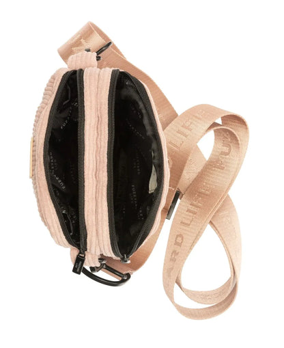 FuzzYard Corduroy Cross Body Bag- Soft Blush