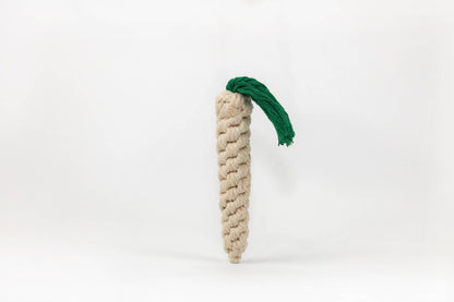 Handmade Fruit and Vegetable Rope Toys, Macrame Toys: Carrots