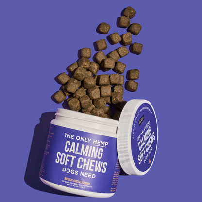 The Only Hemp Calming Soft Chews Dogs Need: 12 count pouch