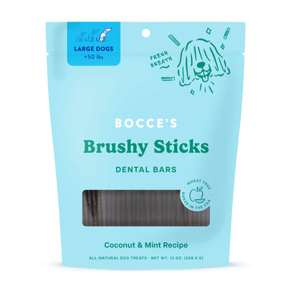 Bocce's Bakery Dailies Brushy Sticks Dog Dental Treats: Medium