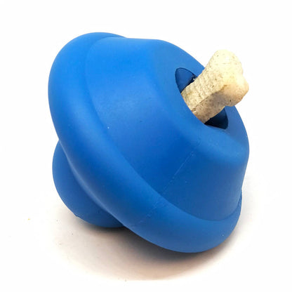 Spotnik Flying Saucer -Chew Toy-Treat Dispenser-Blue: Medium