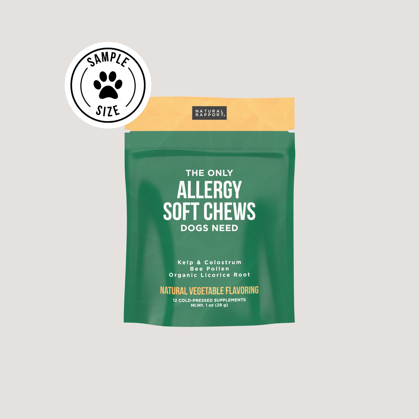 The Only Allergy Soft Chews Dogs Needs: 120 count jar