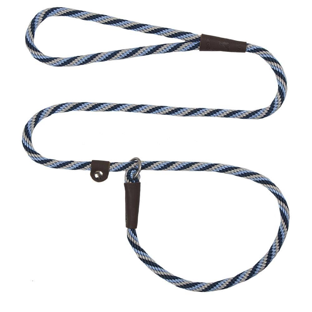 Small Slip Lead - 3/8" x 6': Twist - Arctic Blue
