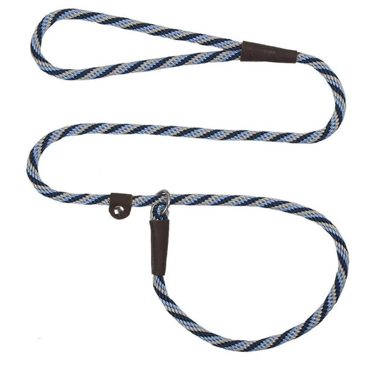 Small Slip Lead - 3/8" x 6': Twist - Arctic Blue