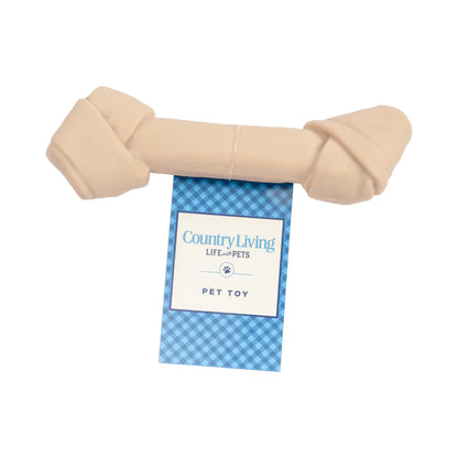 Country Living Nylon Bone Dog Chew Toy – Durable Rawhide-Shaped