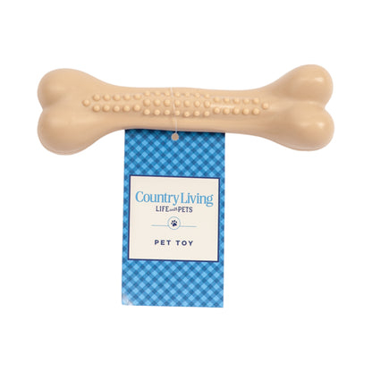 Country Living Nylon Chew Bone Toy for Dogs (Chicken-Flavored), Ideal for Heavy Chewers
