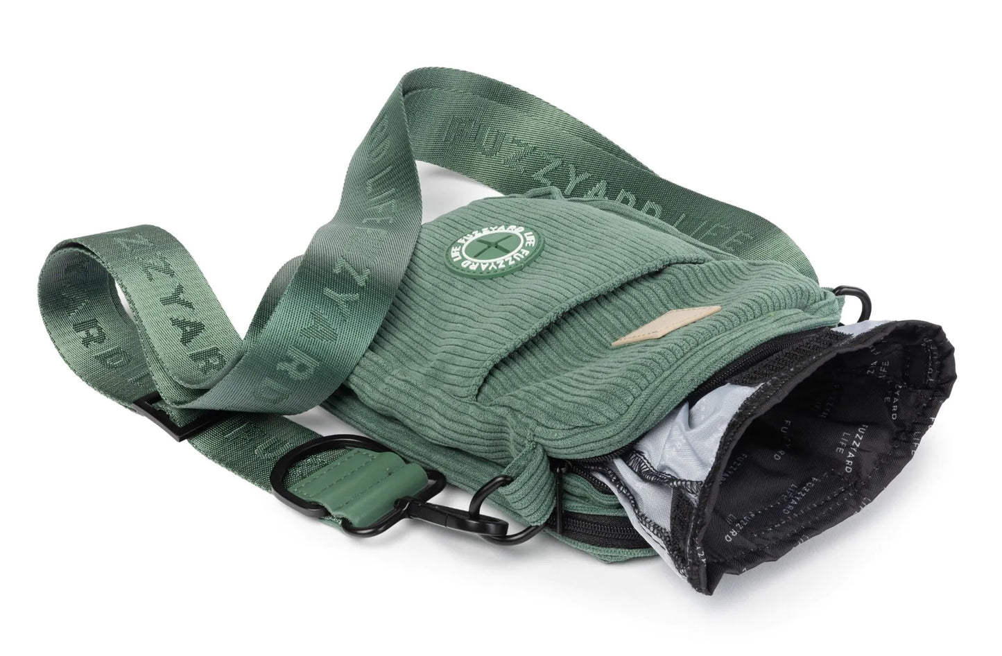 FuzzYard Corduroy Cross Body Bag- Myrtle Green