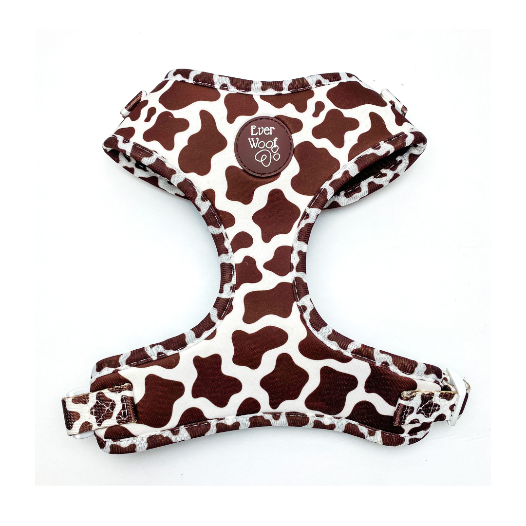 Chocolate Cow Adjustable Harness: X-Small