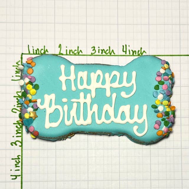 Happy Birthday Fido!: Happy Birthday Bone Cookie, Pink