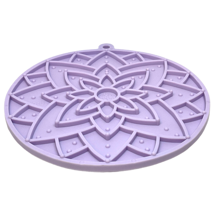 Lotus eMat Enrichment Lick Mat With Suction Cups: Light Green