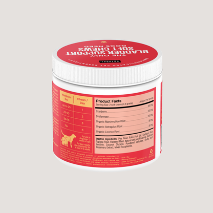 The Only Bladder Support Soft Chews Dogs Need: 120 count jar