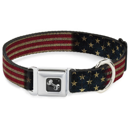 Buckle-Down Dog Collar 15”-26” American Flag