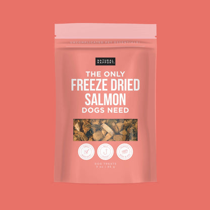 The Only Freeze Dried Salmon Dogs Need: 3 oz