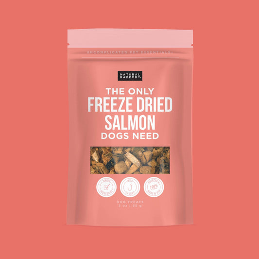 The Only Freeze Dried Salmon Dogs Need: 3 oz