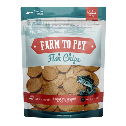 Fish Chips Dog Treats: Value 12oz