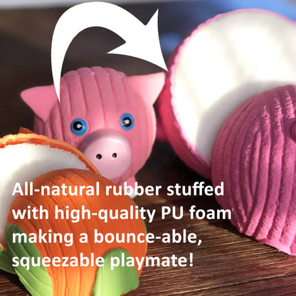 Hamlet Pig Ruff-Tex® Ball Dog Toy: Large