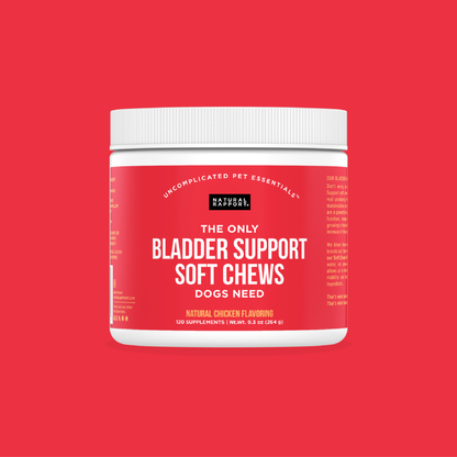 The Only Bladder Support Soft Chews Dogs Need: 120 count jar