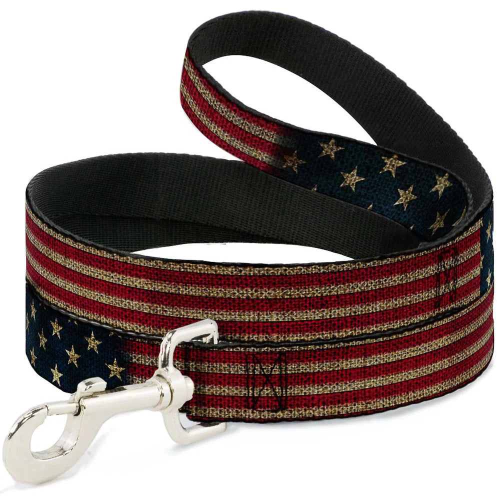 Buckle-Down Dog Leash America Flag 4ft