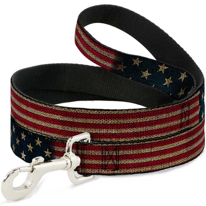 Buckle-Down Dog Leash America Flag 4ft