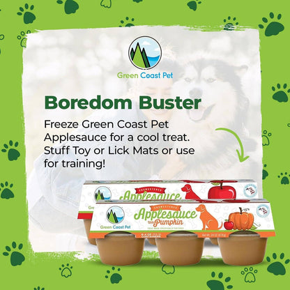 Unsweetened Applesauce with Pumpkin for Dogs 6 Pack 4 oz